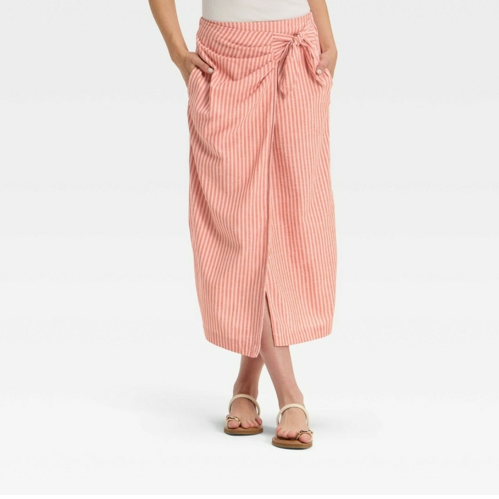 NWT | Universal Thread Midi Wrap Skirt